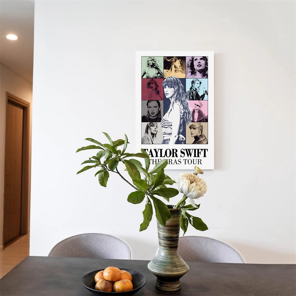 Foto 3 pulgar | Cuadro Taylor Swift The Eras Tour Canvas Grueso 40x65cm