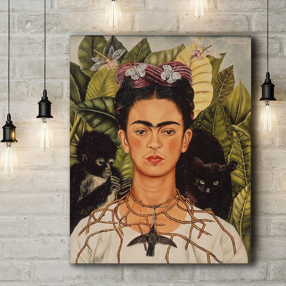 Foto 2 pulgar | Frida Kahlo Pinturas En Lienzo Canvas Bastidor Calidad Museo