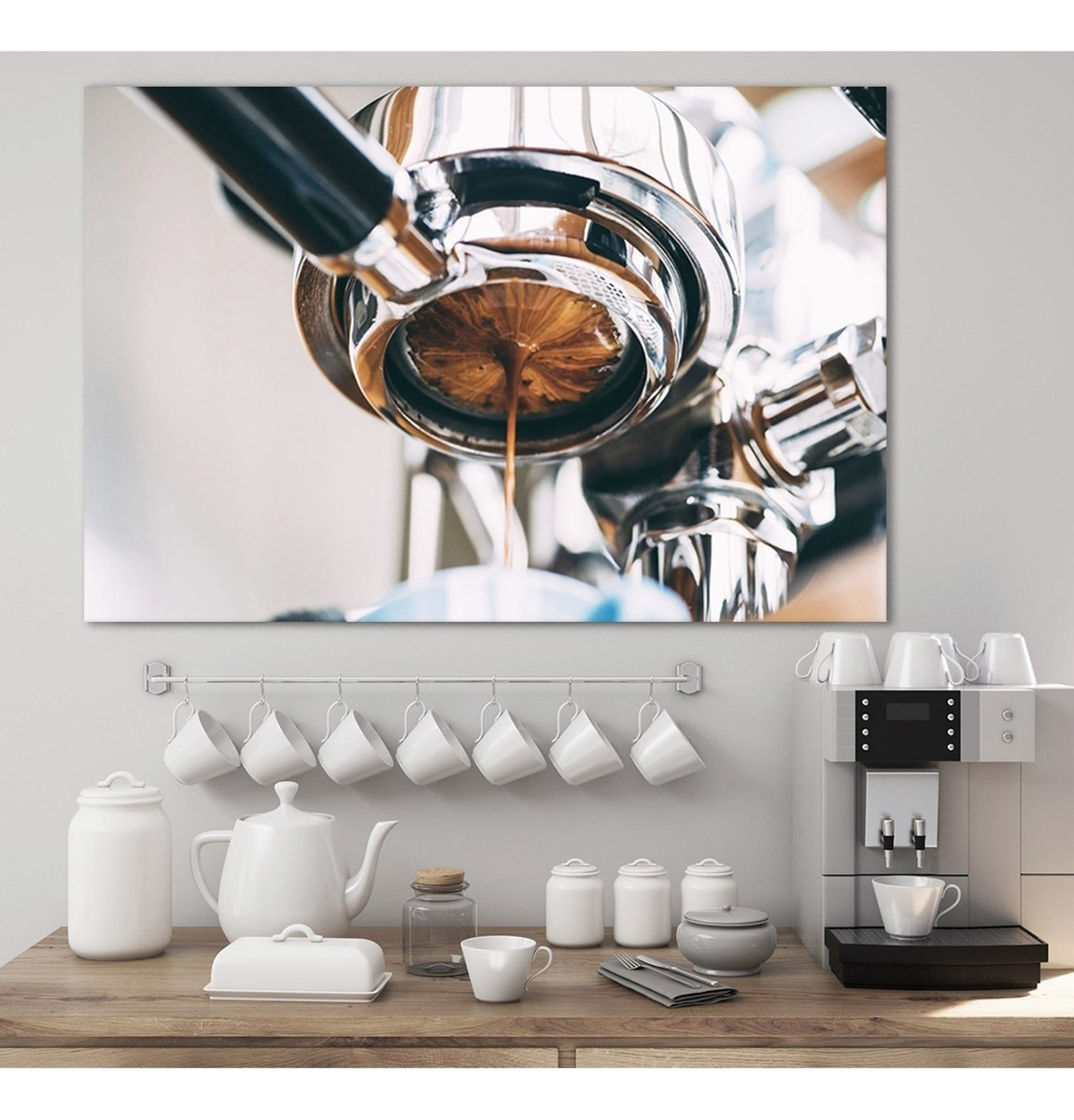 Cuadro Para Cafeteria Comedor Cafe Espresso En Canvas Coffee