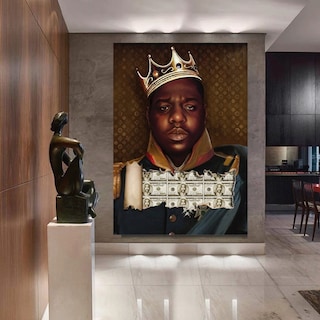 Foto 1 | Cuadro Hip Hop Biggie Smalls Crown Notorious Canvas 120x80cm