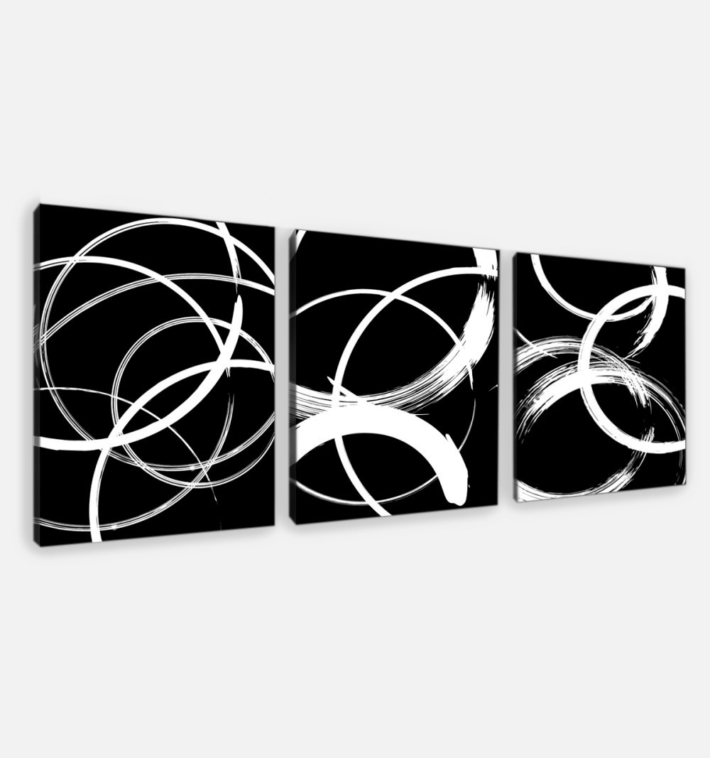 Foto 1 | Set Cuadros Decorativos Moderno Minimalista Circulo, Sala
