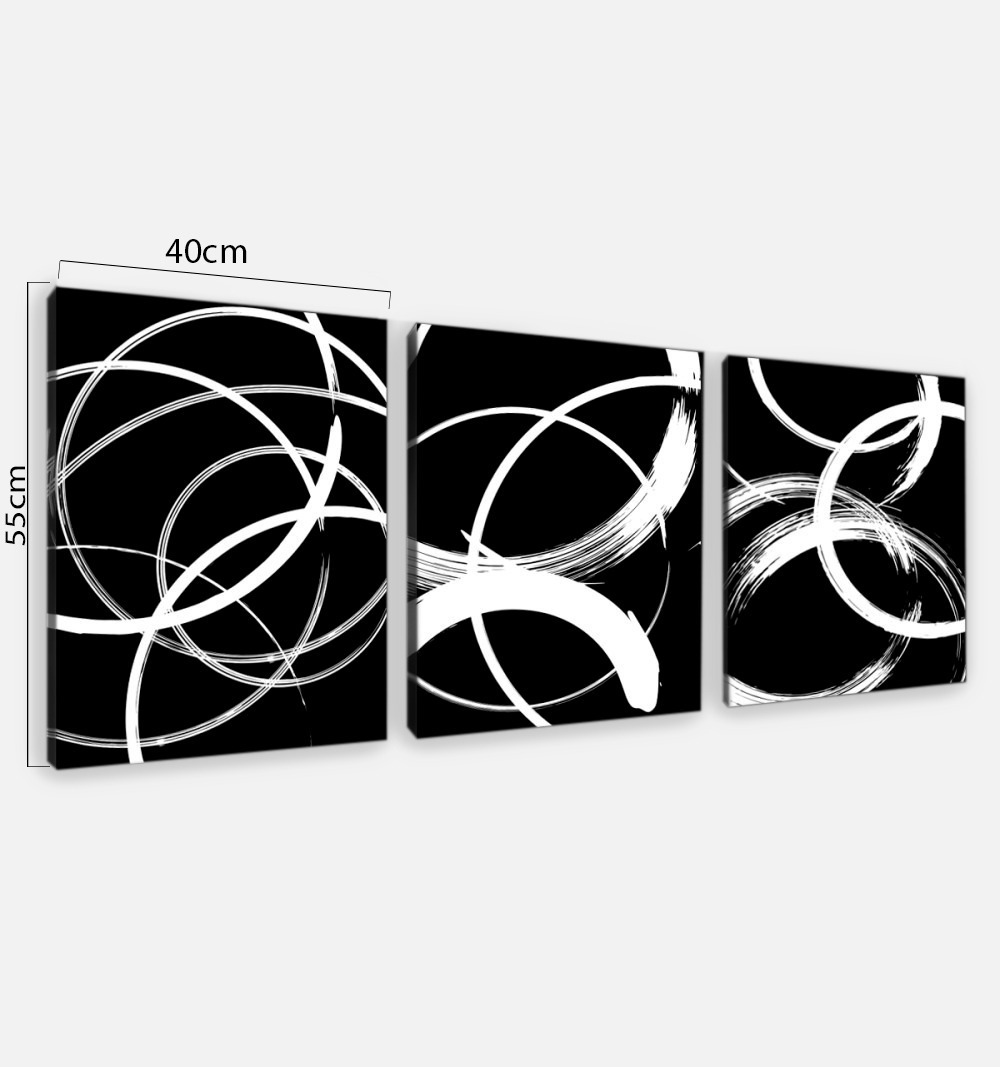 Foto 2 | Set Cuadros Decorativos Moderno Minimalista Circulo, Sala