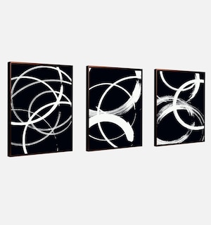 Foto 5 | Set Cuadros Decorativos Moderno Minimalista Circulo, Sala