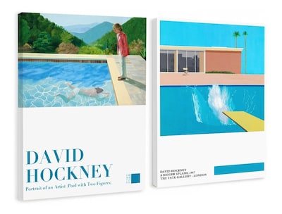 Foto 2 | David Hockney Big Splash Arte Minimalista Moderno Cuadros Color Multicolor