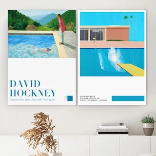 Foto 4 | David Hockney Big Splash Arte Minimalista Moderno Cuadros Color Multicolor