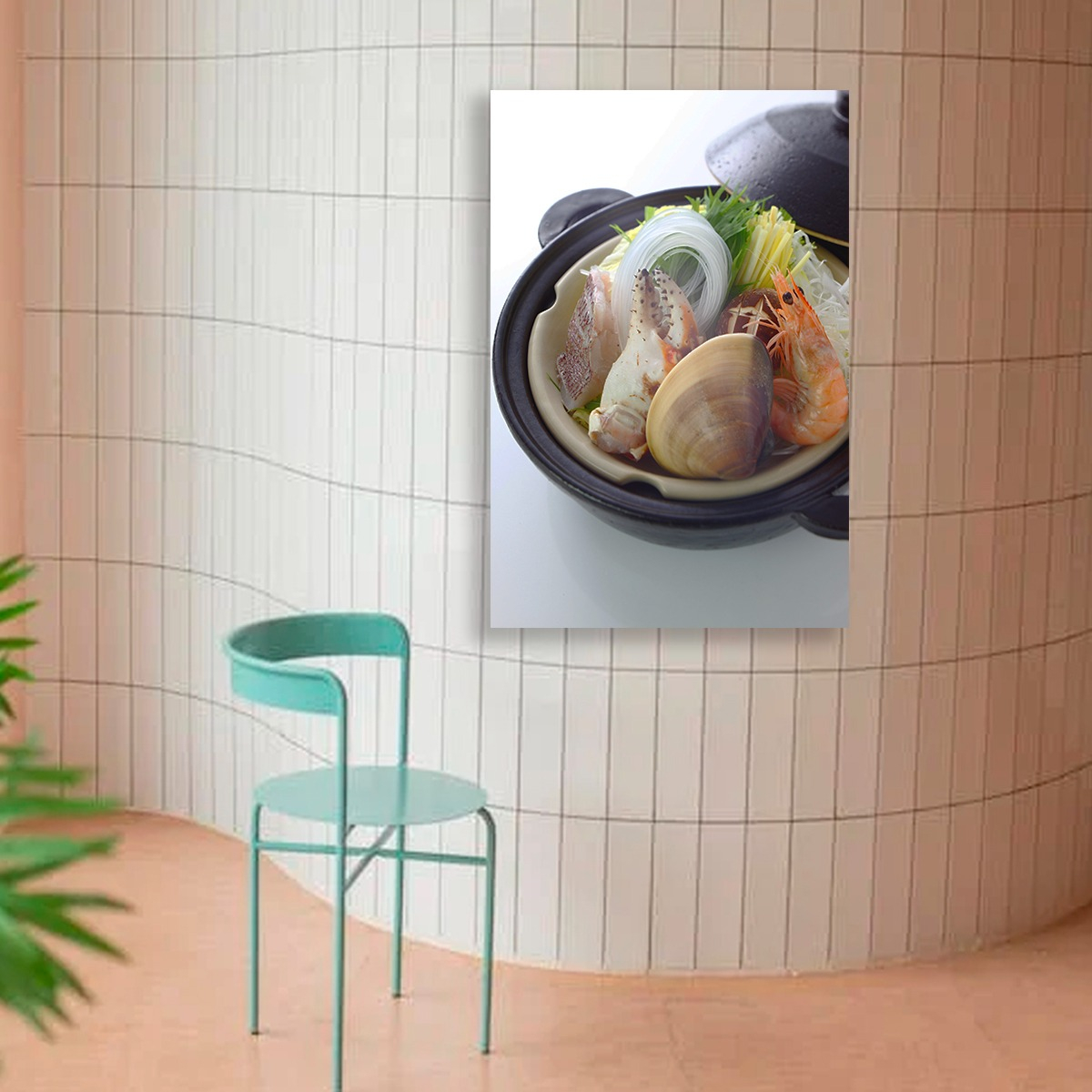 Cuadro Decorativo Mariscos Marisquería Restaurante 150x100cm