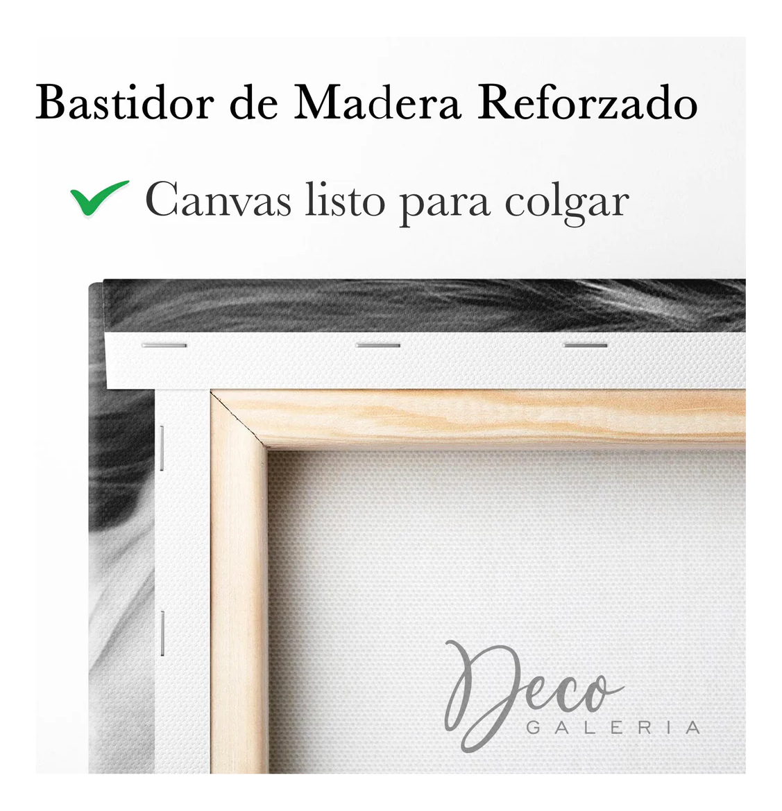 Foto 5 | 3 Cuadros Canvas Decorativos Verde Abstracto Moderno Bauhaus Armazón Bastidor