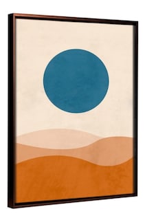 Foto 5 | Cuadro Decorativo Boho Minimalista, Decoración Sala Recamara Color Multicolor Armazón Bastidor De Madera
