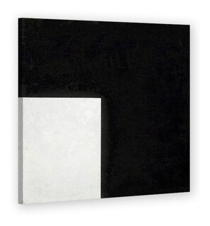 Foto 1 | Cuadro Minimalista Blanco Y Negro Kazimir Malevich En Canvas
