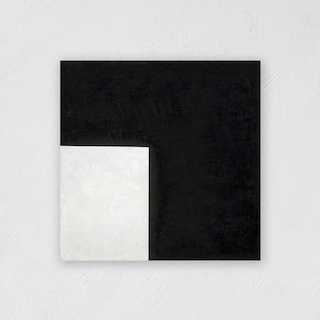 Foto 3 | Cuadro Minimalista Blanco Y Negro Kazimir Malevich En Canvas