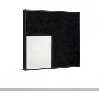 Foto 5 | Cuadro Minimalista Blanco Y Negro Kazimir Malevich En Canvas