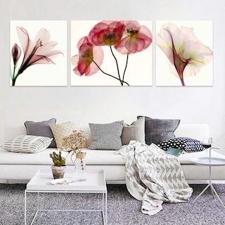 Foto 4 | Set Cuadros Flores Minimalista Moderno Naturaleza En Canvas