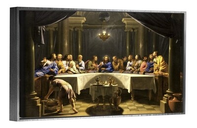 Foto 5 | Cuadro La Ultima Cena Decorativo En Lienzo Canvas Con Bastid