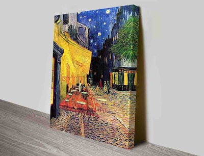 Foto 5 | Cuadro Canvas Van Gogh Terraza De Café Con Bastidor Materiales De Calidad No Sinteticos 80x100cm Tintas Eco Friendly Co