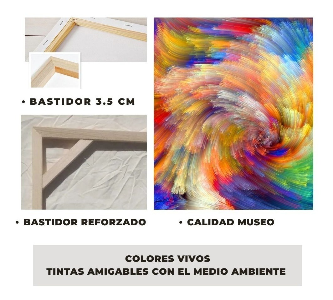 Foto 5 | Cuadro Marilyn Urban Pop Canvas Grueso 70x90cm