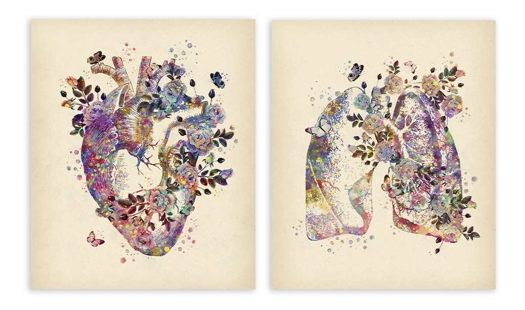 Set 2 Cuadros Decorativos Canvas, Consultorio Medico Moderno