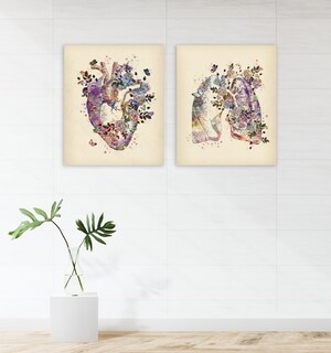 Foto 3 | Set 2 Cuadros Decorativos Canvas, Consultorio Medico Moderno