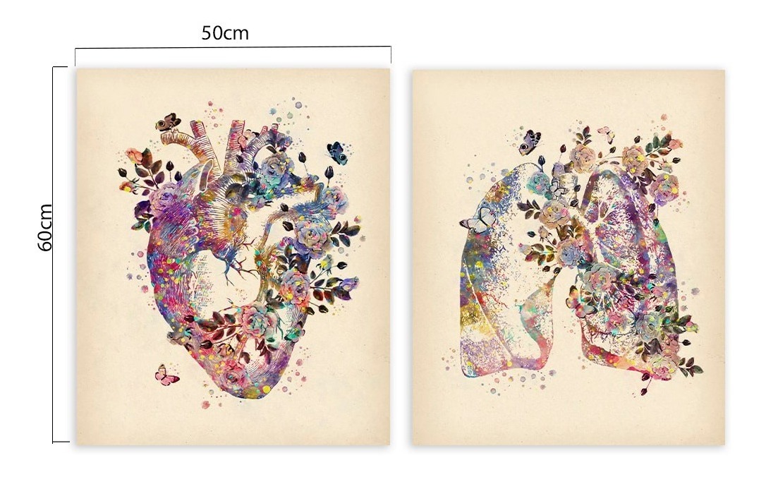 Foto 4 | Set 2 Cuadros Decorativos Canvas, Consultorio Medico Moderno