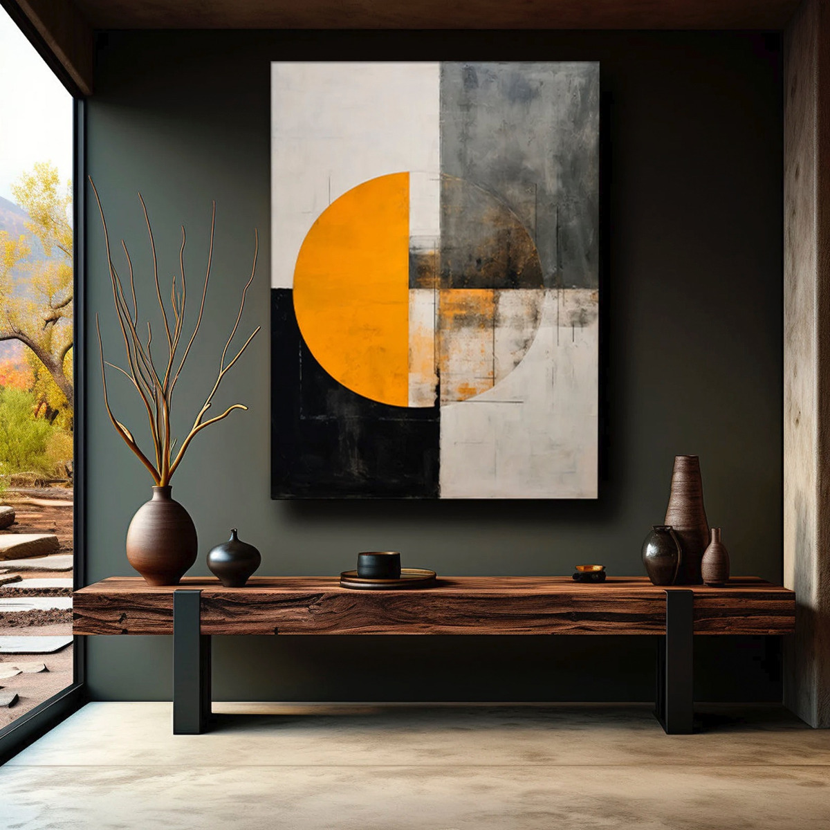 Cuadro Grande Canvas Abstracto Arte Original Moderno 120x90