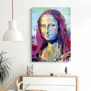 Foto 2 | Cuadro Mona Lisa Da Vinci Pop Moderno En Lienzo Canvas