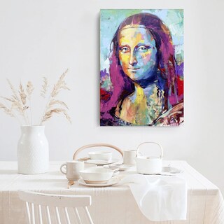 Foto 3 | Cuadro Mona Lisa Da Vinci Pop Moderno En Lienzo Canvas