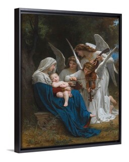 Foto 3 | Cuadros Canvas Arte Bouguereau Ángeles Modelos Con Marco