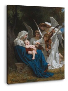 Foto 4 | Cuadros Canvas Arte Bouguereau Ángeles Modelos Con Marco