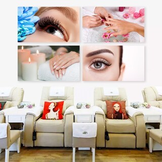 Foto 4 | Set Cuadros Salón Uñas Pestañas Belleza Spa Premium Canvas