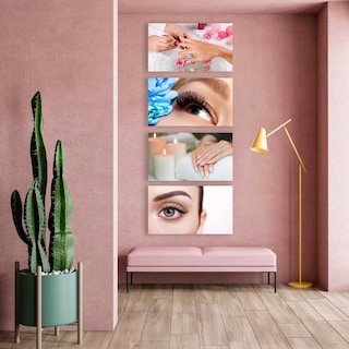 Foto 5 | Set Cuadros Salón Uñas Pestañas Belleza Spa Premium Canvas