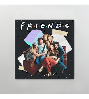 Foto 3 | Cuadro Canvas Friends Amigos Serie T.v. Envio Gratis 50x50cm