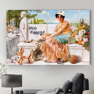 Foto 3 | Cuadro Who Cares? Money Arte Clásico Moderno Canvas 140x90 Color Who Cares?