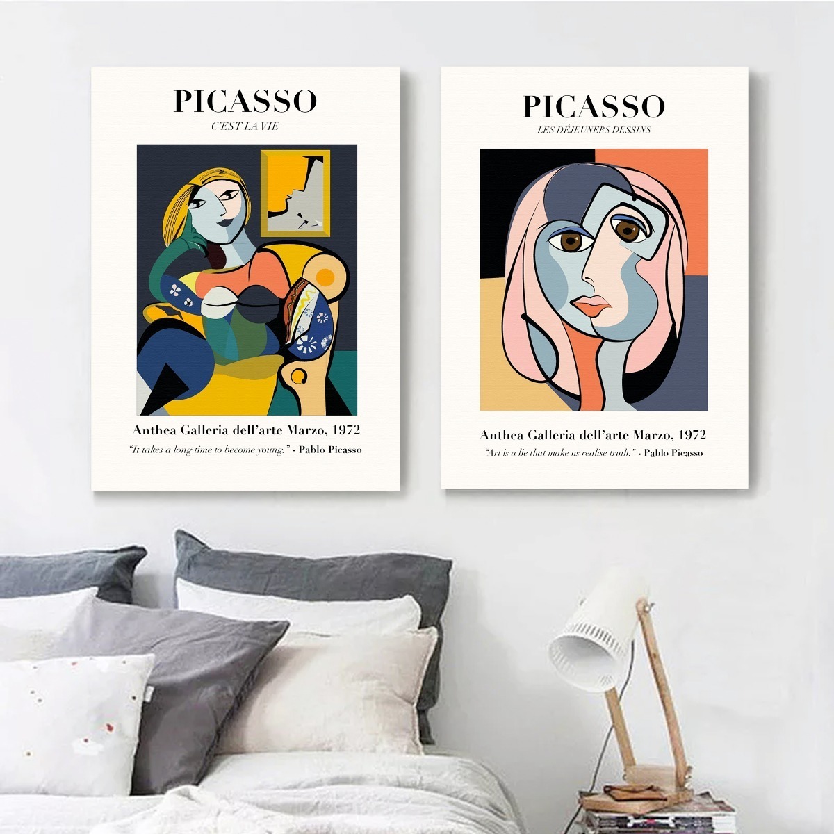 Foto 4 pulgar | Cuadros Arte Abstracto Picasso Modernos Museum Exhibition