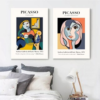 Foto 3 | Cuadros Arte Abstracto Picasso Modernos Museum Exhibition