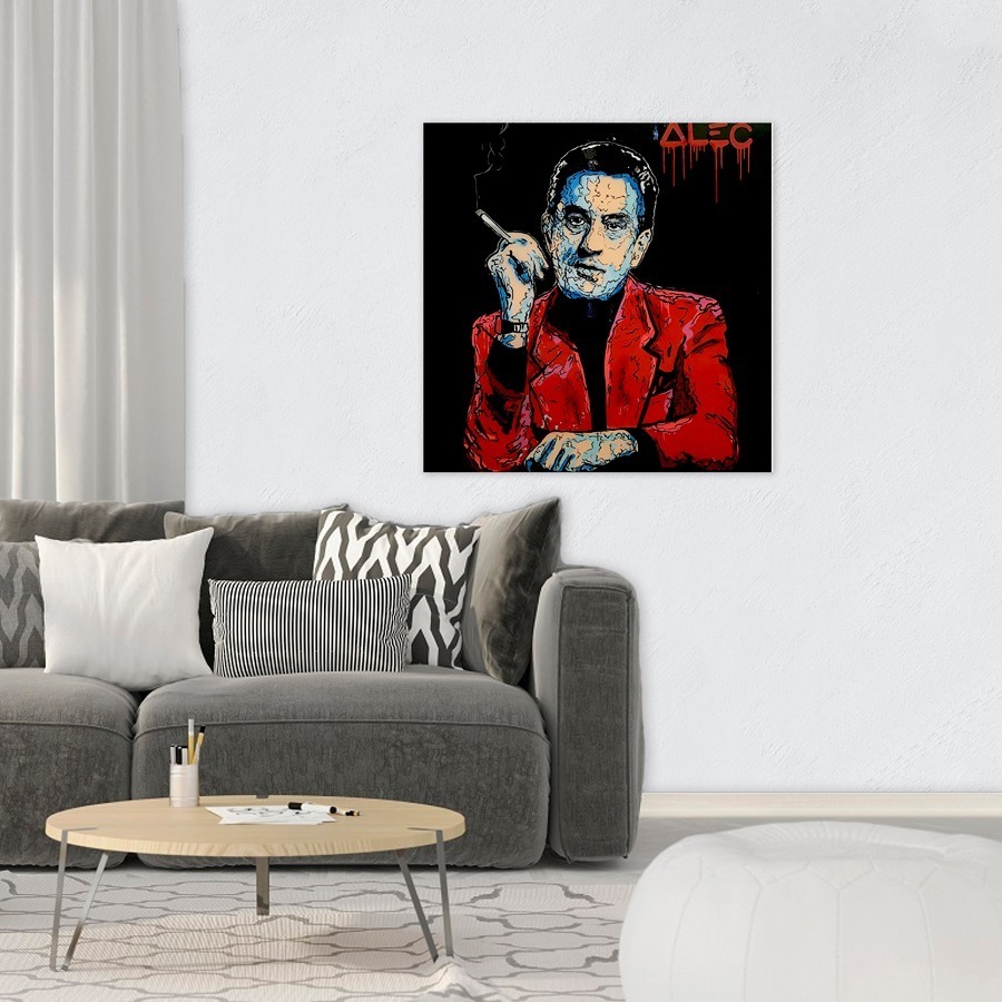 Foto 4 pulgar | Cuadro Decorativo Alec Monopoly De Niro, Recamara Sala