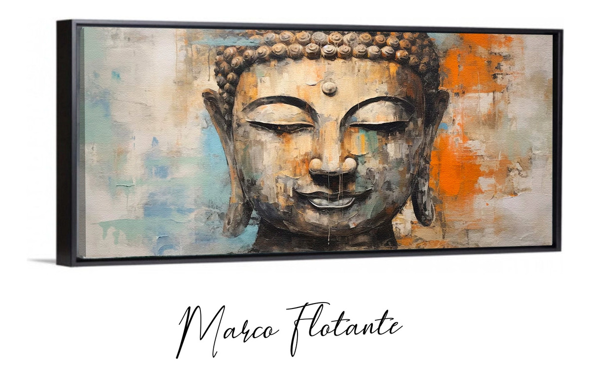 Foto 4 | Cuadro Buda Elegante Moderno Minimalista Grande En Canvas