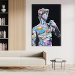 Cuadro David Miguel Ángel Estatua Graffiti Canvas Art 90x60
