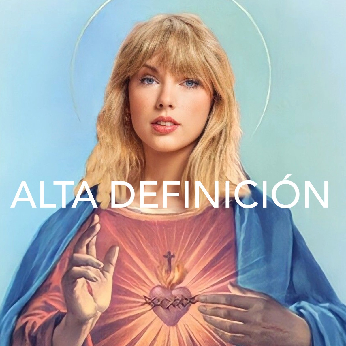 Foto 4 pulgar | Cuadro Taylor Swift Saint Virgen Canvas Grueso Colores Vivos