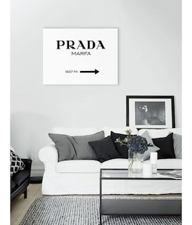 Foto 3 | Cuadro Prada Marfa Sign Canvas Mate Artistico Listo Colgar