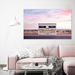 Foto 2 | Cuadro Decorativo Prada Marfa Store En Canvas Con Bastidor