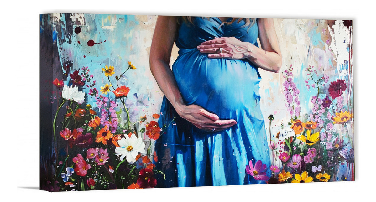 Cuadro Decorativo Embarazo Consultorio Ginecologia 70x40cm