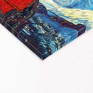 Foto 5 | Cuadros Canvas Snoopy Charlie Brown Noche Estrellada Set 3