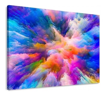 Foto 1 | Cuadros En Lienzo Canvas Con Bastidor Modernos Abstracto Color Impresion Hd Con Opción De Enmarcado