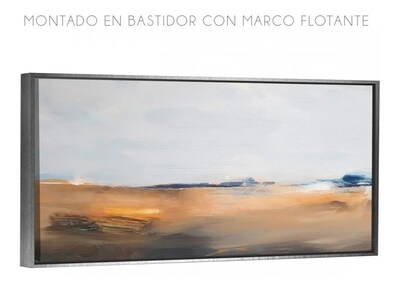 Foto 3 | Cuadro Canvas Con Marco Flotante Grande Abstracto Moderno