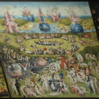 Foto 2 | Tríptico Jardín De Las Delicias De El Bosco Arte En Lienzo Canvas Con Bastidor Estilo Galeria