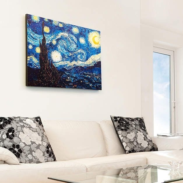 Foto 5 pulgar | 73x92 Van Gogh Noche Estrellada Lienzo Canvas De Algodón No Sintético Tipo Galeria Materiales De Calidad Opción De Ma