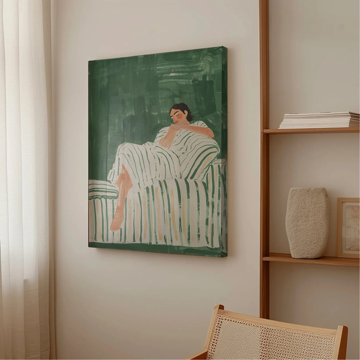 Cuadros Modernos Mujeres Bohemio 60x40cm Canvas