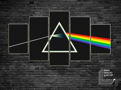 Foto 1 | Pink Floyd Varios Modelos Set 5 Cuadros En Lienzo Canvaslistos Para Colgar Tintas Ecológicas