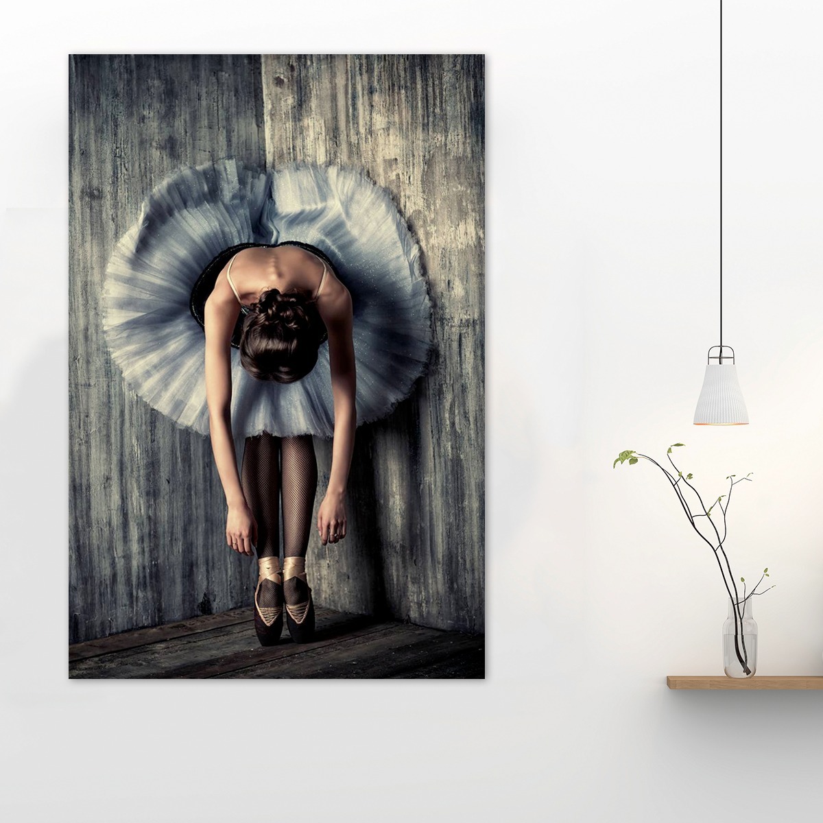Foto 4 pulgar | Bailarina Ballet Cuadro Decorativo En Lienzo Canvas Hd