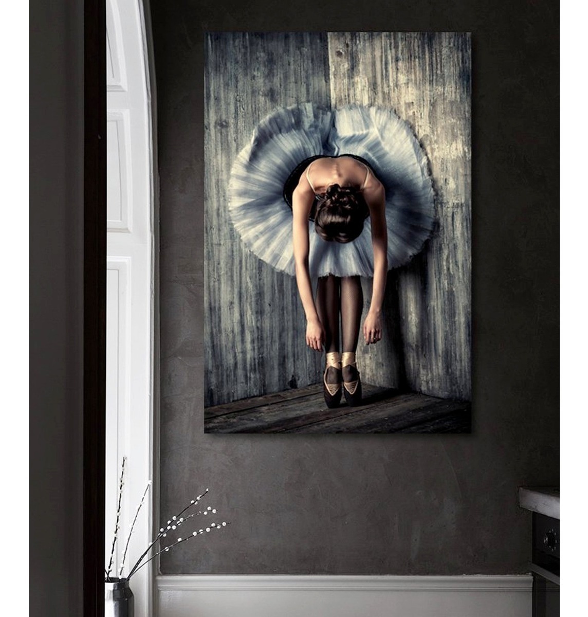 Foto 6 pulgar | Bailarina Ballet Cuadro Decorativo En Lienzo Canvas Hd