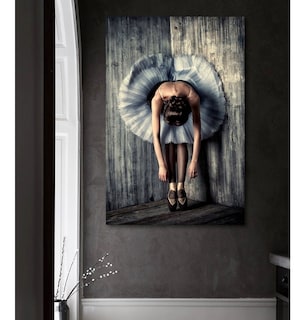 Foto 5 | Bailarina Ballet Cuadro Decorativo En Lienzo Canvas Hd